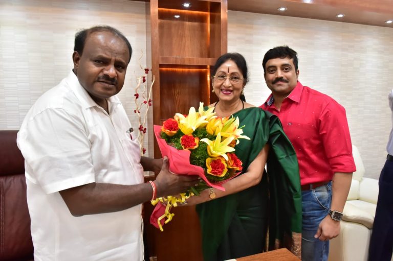 ವಿಷ್ಣುವರ್ಧನ್ ಸ್ಮಾರಕ ನಿರ್ಮಾಣ ಸಂಬಂಧ ಒಂದು ವಾರದಲ್ಲಿ ಸಭೆ: ಭಾರತಿ ವಿಷ್ಣುವರ್ಧನ್ ಗೆ ಸಿಎಂ ಅಭಯ