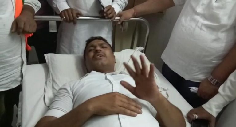 ಕೆಪಿಸಿಸಿ ಕಚೇರಿ ಬಳಿ ಹ್ಯಾರಿಸ್ ಬೆಂಬಲಿಗನಿಂದ ಆತ್ಮಹತ್ಯೆಗೆ ಯತ್ನ: ಲಘು ಲಾಠಿ ಪ್ರಹಾರ