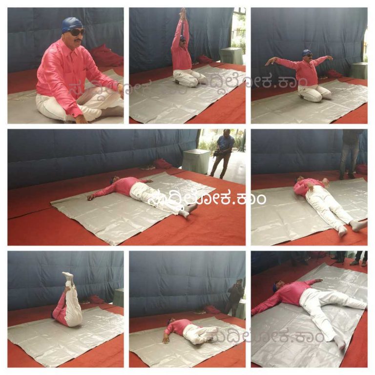 ಹೋರಾಟ ಬಿಟ್ಟು ಯೋಗಾಸನ ಮಾಡಿದ ವಾಟಾಳ್
