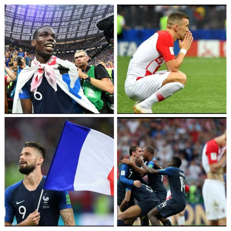 ಫ್ರಾನ್ಸ್ ಮುಡಿಗೆ ಫುಟ್ಬಾಲ್ ವಿಶ್ವಕಪ್ ಕಿರೀಟ