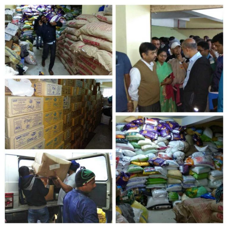 ಪರಿಹಾರ ಕೇಂದ್ರದಲ್ಲಿರದ ನಿರಾಶ್ರಿತರಿಗೂ ಪರಿಹಾರ ಸಾಮಗ್ರಿಗಳ ಸಮರ್ಪಕ ಪೂರೈಕೆ!