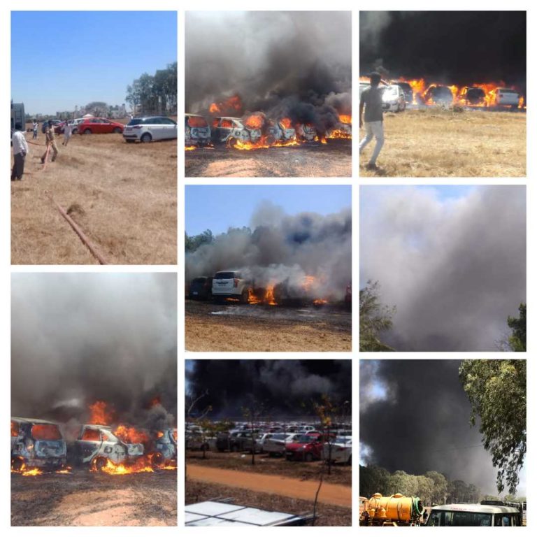 ಏರ್ ಶೋ ಪಾರ್ಕಿಂಗ್ ನಲ್ಲಿ ಭಾರೀ ಅಗ್ನಿ ಅವಘಡ:ಮುನ್ನೂರಕ್ಕೂ‌ ಹೆಚ್ಚು ಕಾರು ಭಸ್ಮ!