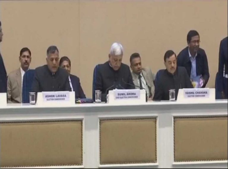 ಲೋಕಸಭಾ ಚುನಾವಣಾ ದಿನಾಂಕ ಪ್ರಕಟ:ಏ ೧೧ ರಿಂದ ಚುನಾವಣೆ,ಮೇ ೨೩ ಕ್ಕೆ ಫಲಿತಾಂಶ