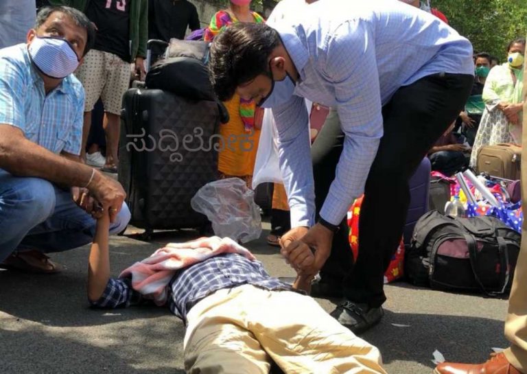 ಮಾನವೀಯತೆ ಮೆರೆದ ಸುಧಾಕರ್