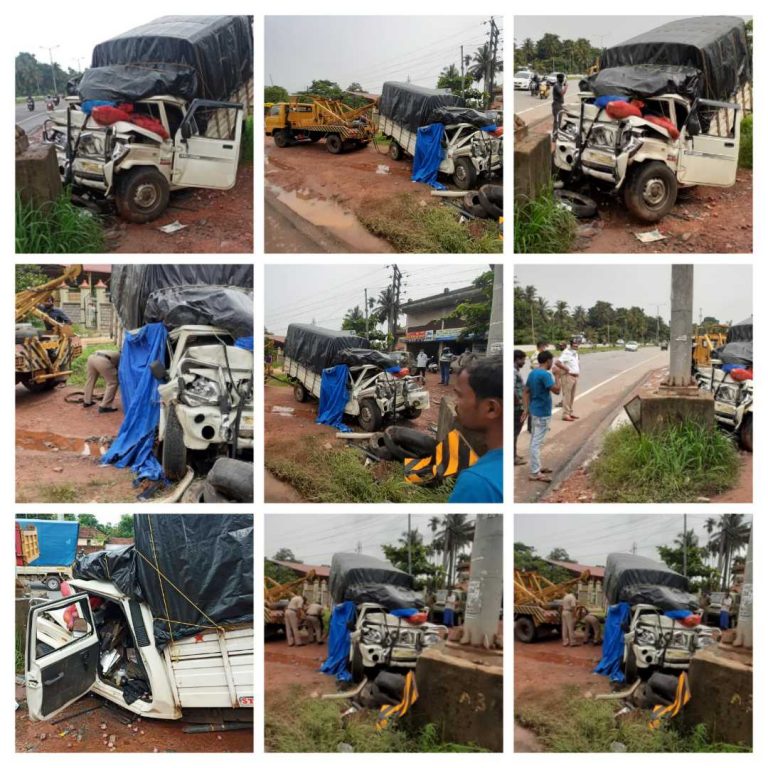 ಸೂಚನಾ ಫಲಕಕ್ಕೆ ಟೆಂಪೋ ಡಿಕ್ಕಿ: ಇಬ್ಬರ ಸಾವು