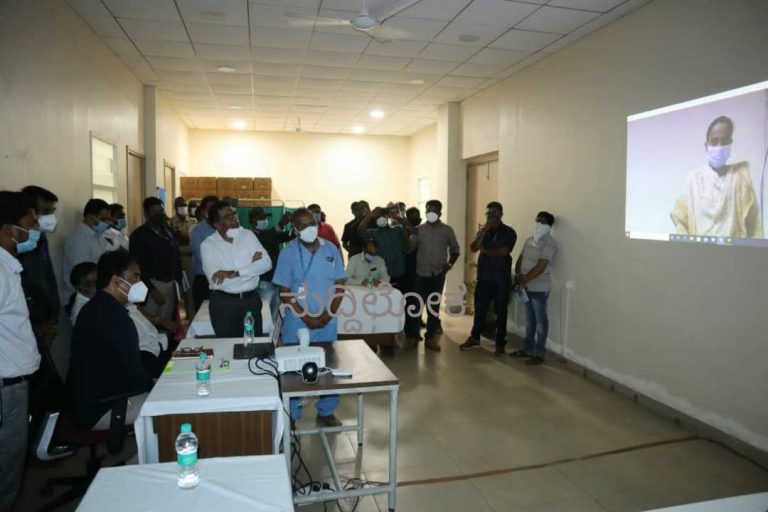 ರಾಮನಗರ ಕೋವಿಡ್ ರೋಗಿಗಳ ಜತೆ ವಿಡಿಯೊ ಸಂವಾದ ನಡೆಸಿದ ಡಿಸಿಎಂ