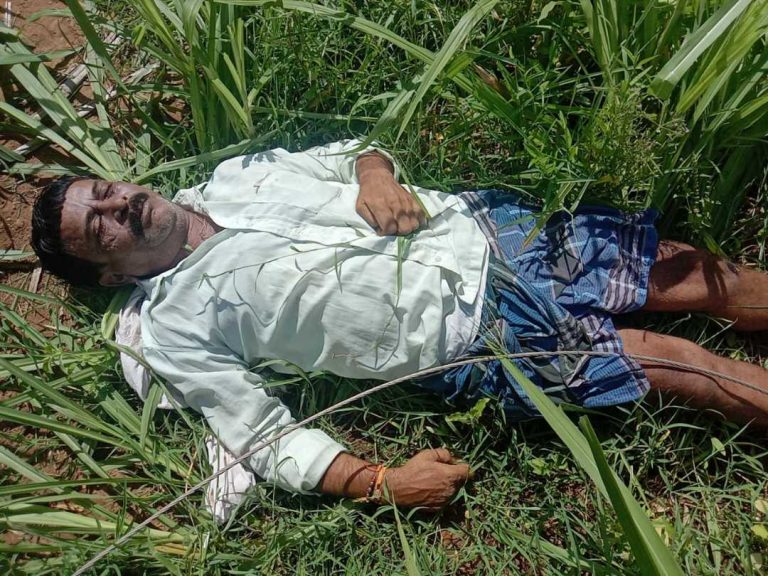 ವಿದ್ಯುತ್ ತಂತಿ ಸ್ಪರ್ಶ ರೈತ ಸಾವು!