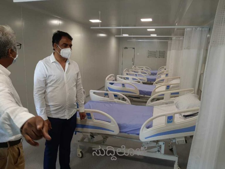 ಕಂಟೈನರ್ ನಲ್ಲಿ ಕೋವಿಡ್ ಐಸಿಯು: ಬೆಂಗಳೂರಿನಲ್ಲಿ ಮೊದಲ ಪ್ರಯೋಗ