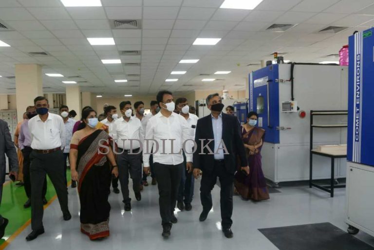 DCM Dr.C.N.Aswatha Narayana visits the company and held talks Telemedicine to villages: Govt to support skanray