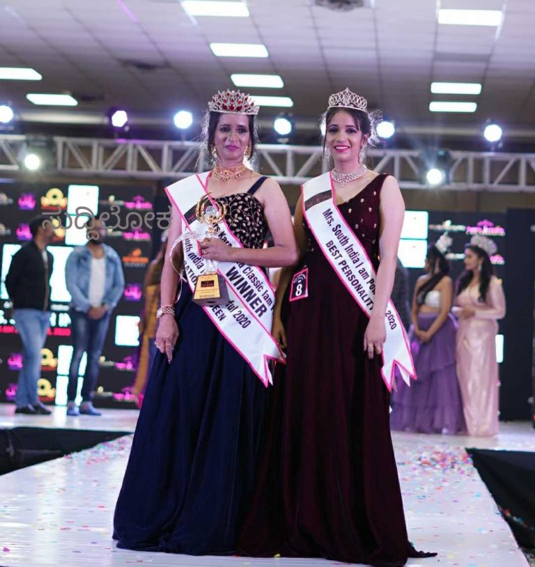 ದಿವ್ಯಾ, ಶ್ರೀದೇವಿಗೆ ಮಿಸೆಸ್ ಸೌತ್ ಇಂಡಿಯಾ ಕಿರೀಟ